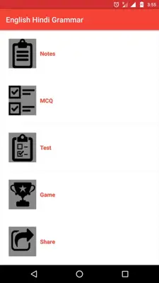 English Hindi Grammar android App screenshot 5